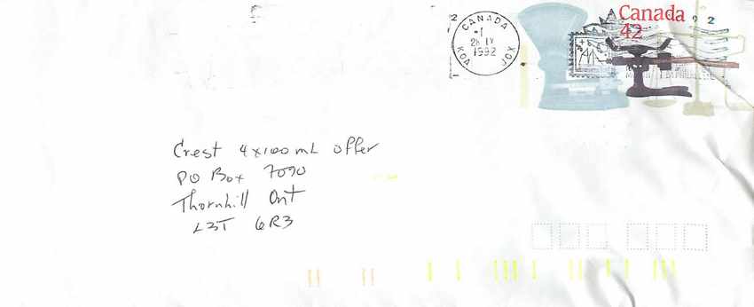 Entier Postal Postal Stationary Canada Balance Dayton  