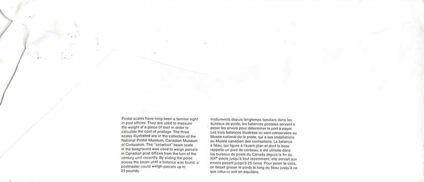 Entier Postal Postal Stationary Canada Balance Dayton   — Verso