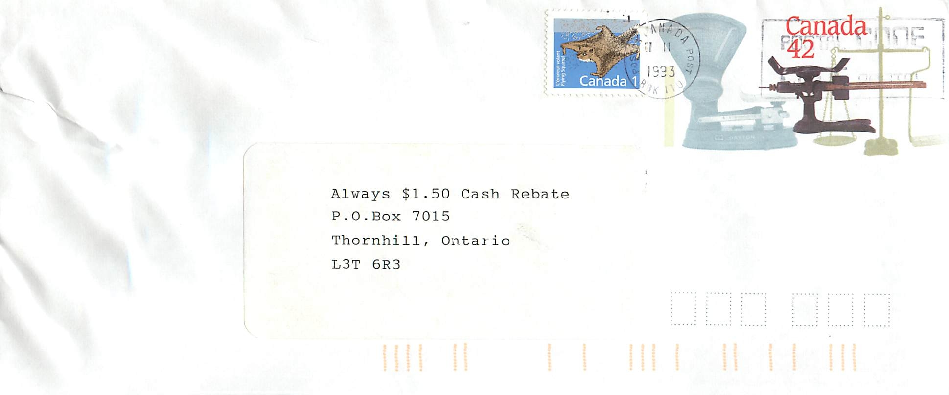 Balances postales — Musée canadien des civilisations — Canada Post 1993