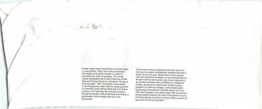 Entier Postal Postal Stationary Canada Balance Dayton   — Verso