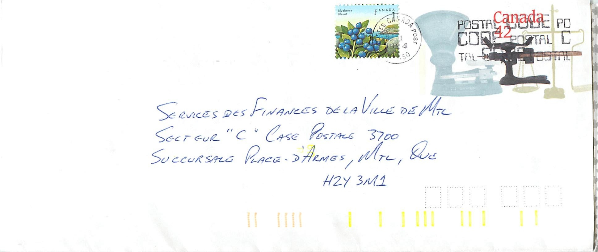 Entier Postal Postal Stationary Canada Balance Dayton  