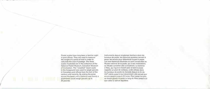 Entier Postal Postal Stationary Canada Balance Dayton   — Rückseite