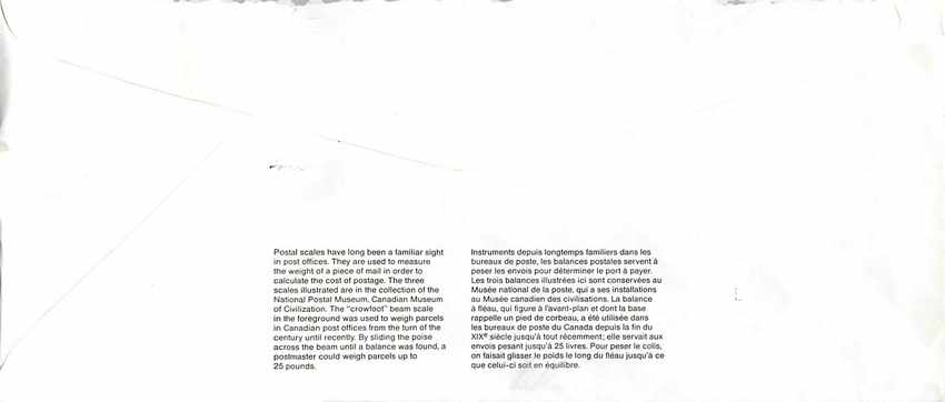 Entier Postal Postal Stationary Canada Balance Dayton  Flamme Jeux olympiques — Rückseite