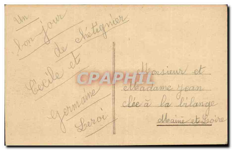 Martin-de-la-Place- Vue Generale de la route d'Angers -CPA — Rückseite