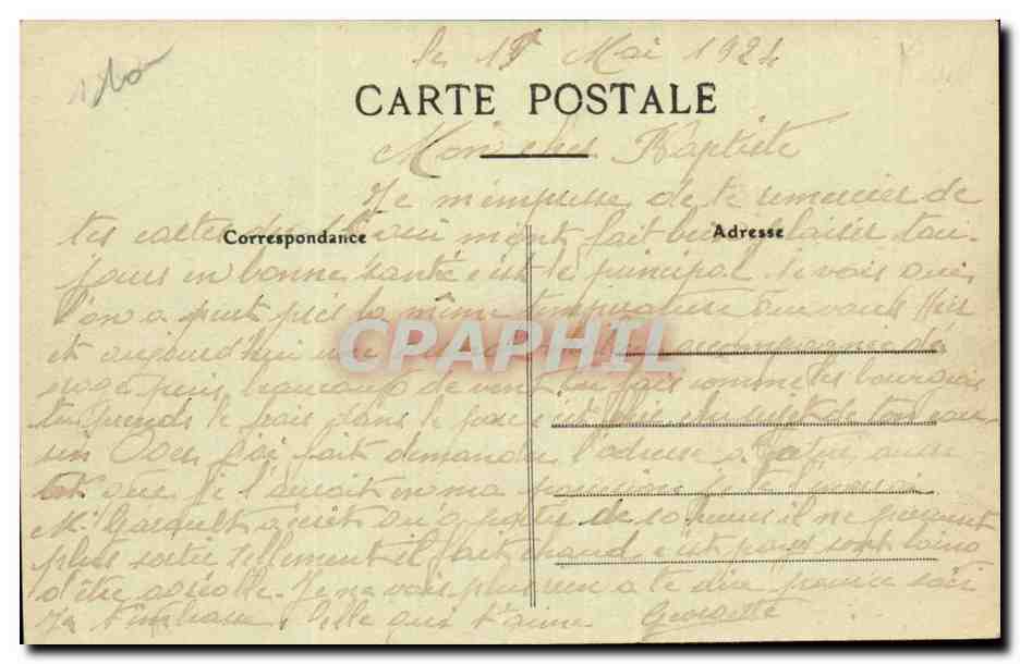 Angers- Vue d'ensemble de la Gare St Laud- CPA — Rückseite