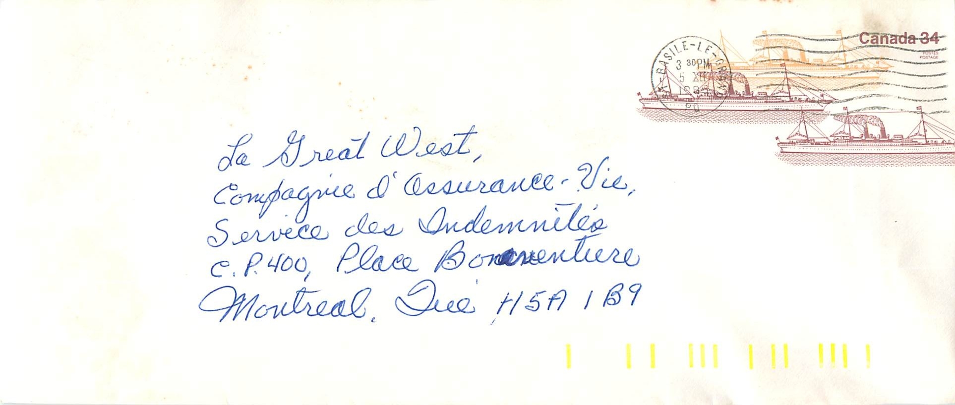 Das Dampfschiff Empress of Japan — Canadian Pacific — Verlag Canada 34
