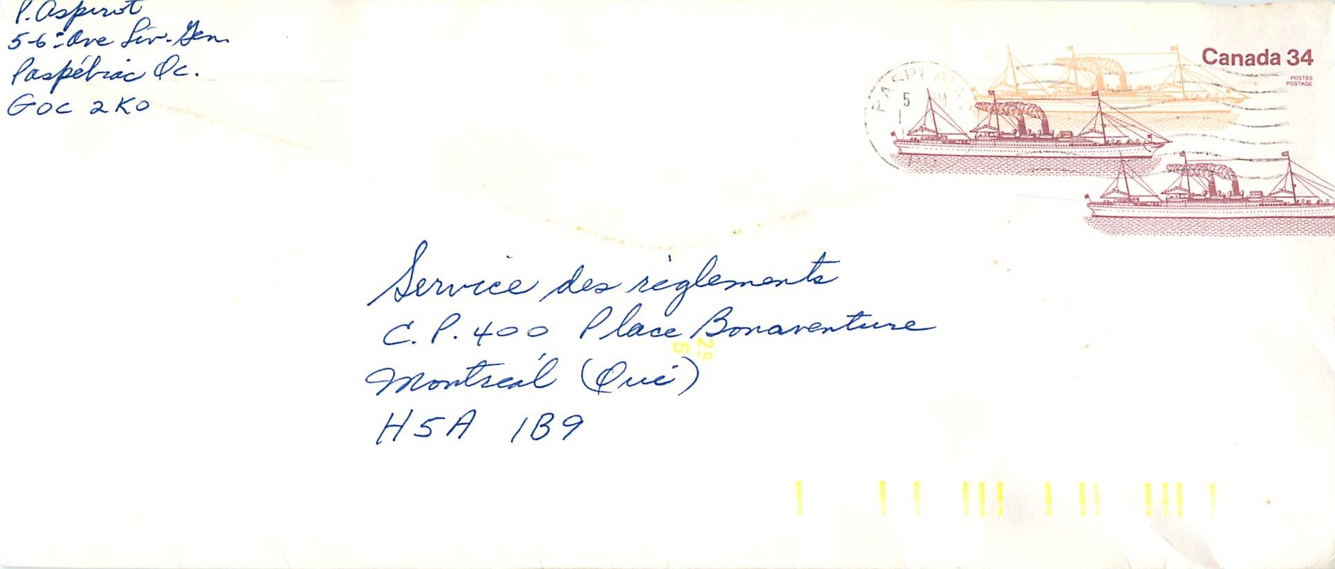 L'Empress of Japan — paquebot du Pacific Canadien — éditeur Canada Postage