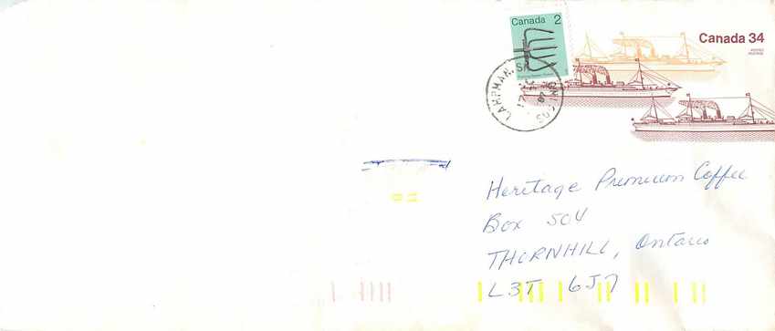 Entier Postal Postal Stationary Canada Bateaux Bateau Lampman