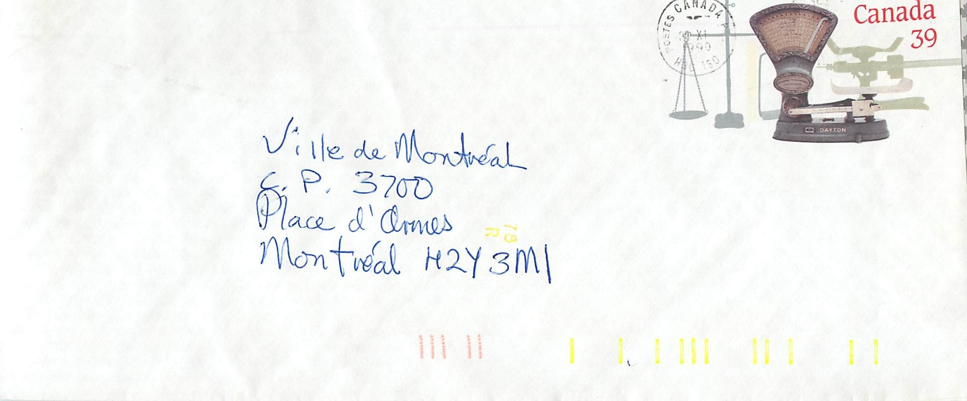 Balances postales — Musée national des civilisations — Canada 39