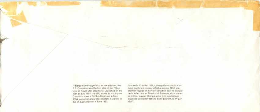 Entier Postal Postal Stationary Canada Bateaux Bateau Edmonton — Rückseite