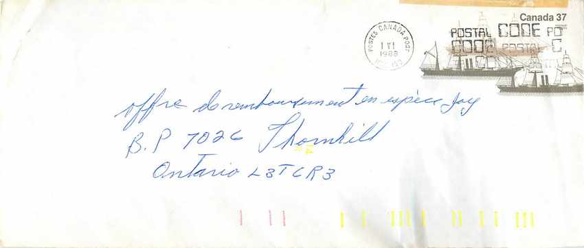 Entier Postal Postal Stationary Canada Bateaux Bateau 