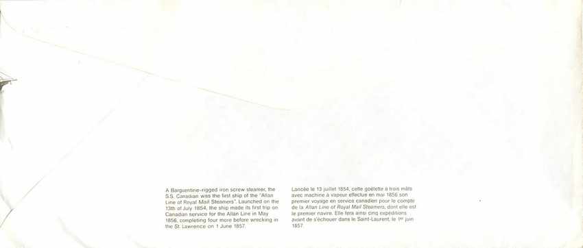 Entier Postal Postal Stationary Canada Bateaux Bateau Calgary — Rückseite
