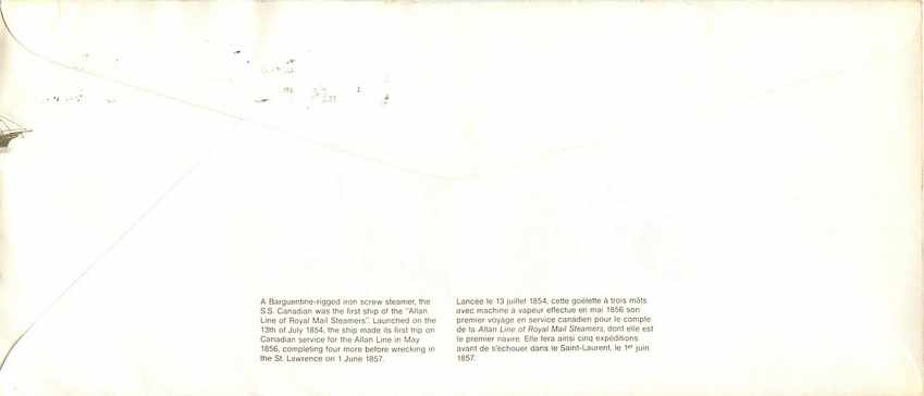 Entier Postal Postal Stationary Canada Bateaux Bateau Sault Ste Marie — Rückseite