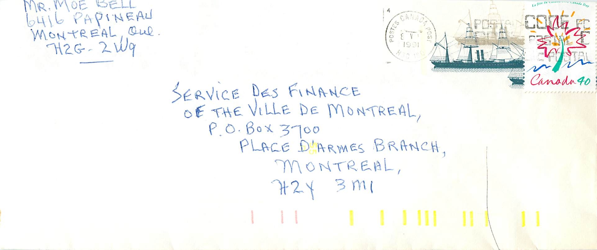 Entier Postal Postal Stationary Canada Bateaux Bateau 