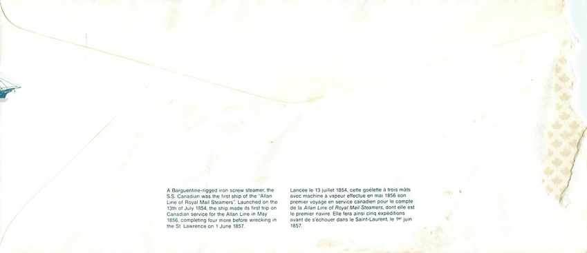 Entier Postal Postal Stationary Canada Bateaux Bateau Hamilton — Rückseite