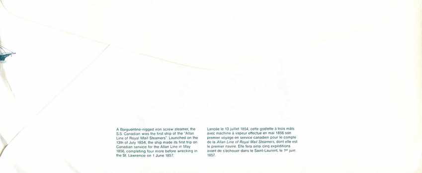 Entier Postal Postal Stationary Canada Bateaux Bateau Maudo — Rückseite