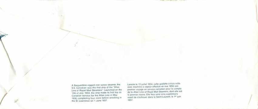 Entier Postal Postal Stationary Canada Bateaux Bateau Pinawa — Rückseite