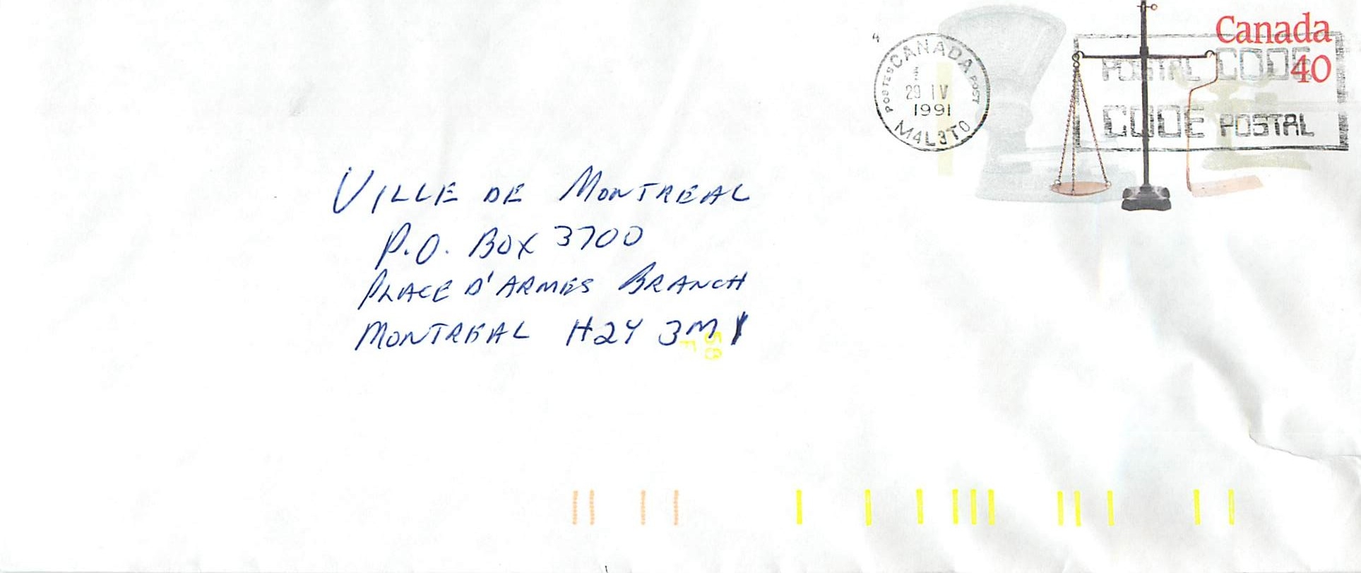Balances postales — Musée canadien de l'Civilisation — Éditeur : Canada Post