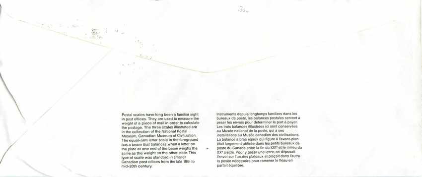 Entier Postal Postal Stationary Canada Balance de Justice  Montreal — Rückseite