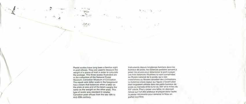 Entier Postal Postal Stationary Canada Balance Justice  — Rückseite