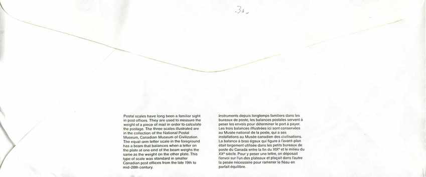 Entier Postal Postal Stationary Canada Balance Justice  — Verso