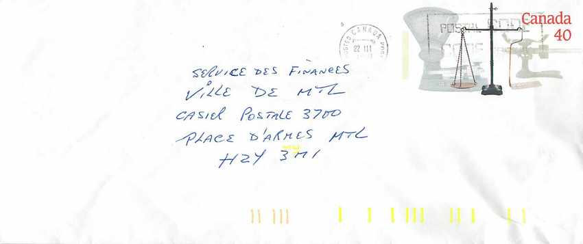 Balances postales — Musée canadien de la civilisation — Canada 40