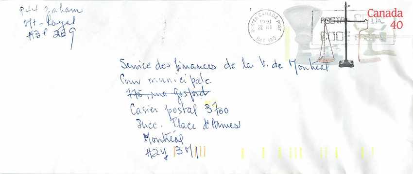 Balances postales — Musée canadien de la poste — Éditeur non visible