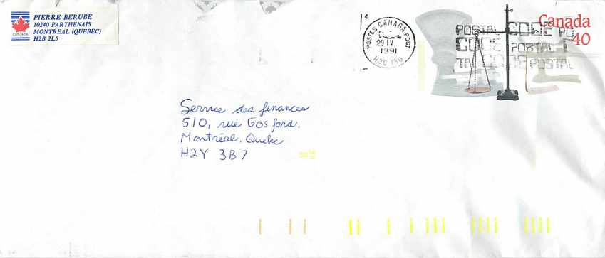 Entier Postal Postal Stationary Canada Balance Justice 