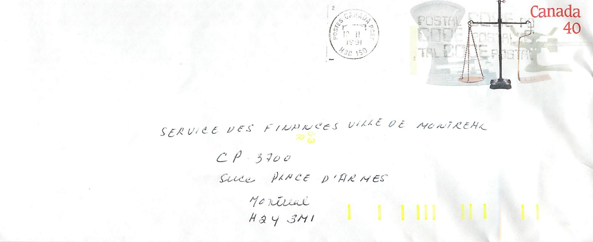 Balances postales — Musée canadien des civilisations — Canada