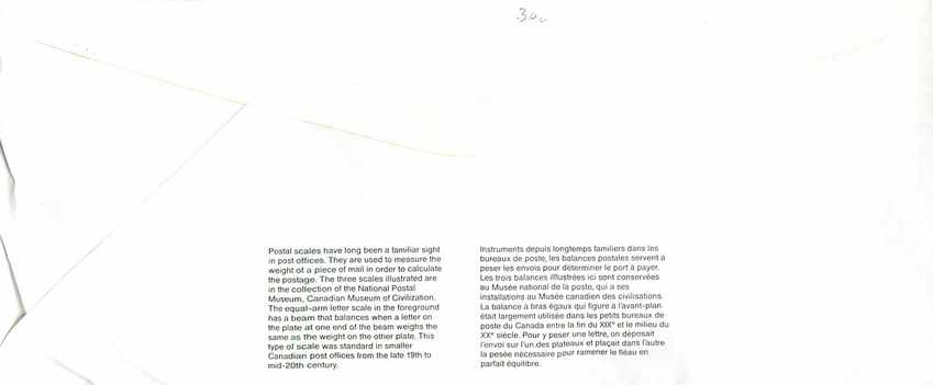 Entier Postal Postal Stationary Canada Balance Justice  — Rückseite