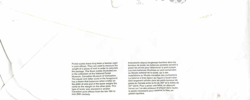 Entier Postal Postal Stationary Canada Balance Justice  — Rückseite
