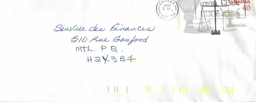 Entier Postal Postal Stationary Canada Balance Justice 