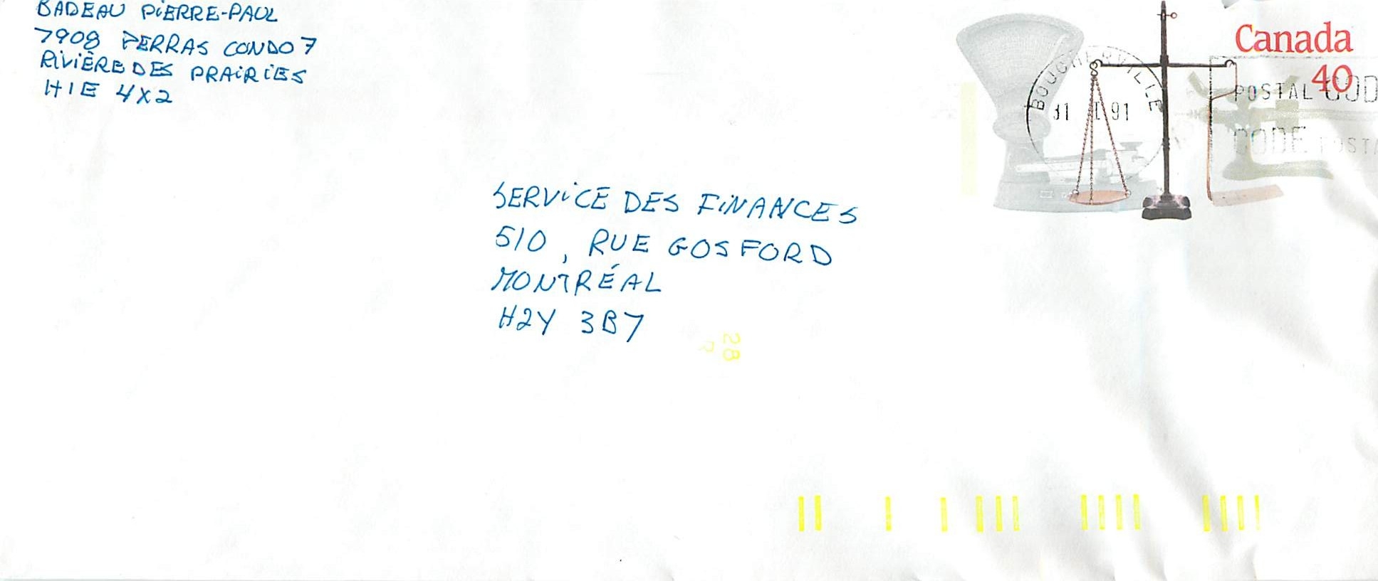 Balances postales — Musée canadien de la civilisation — Canada Post