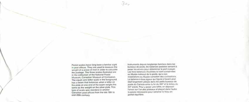 Entier Postal Postal Stationary Canada Balance Justice  — Rückseite