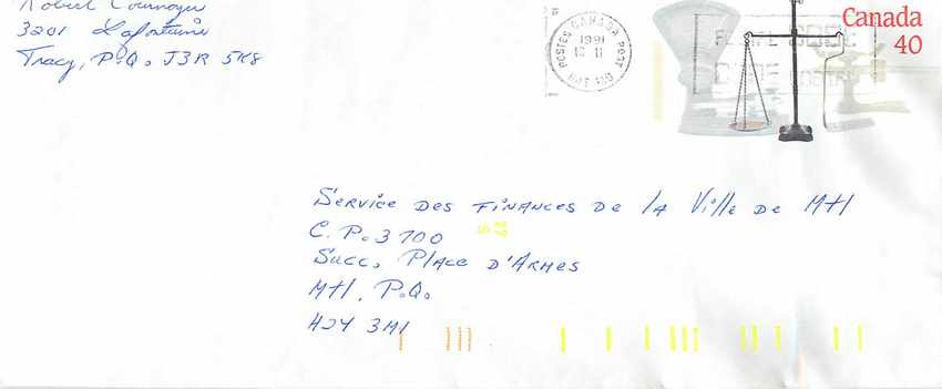 Balances postales — Musée canadien des civilisations — Canada 40