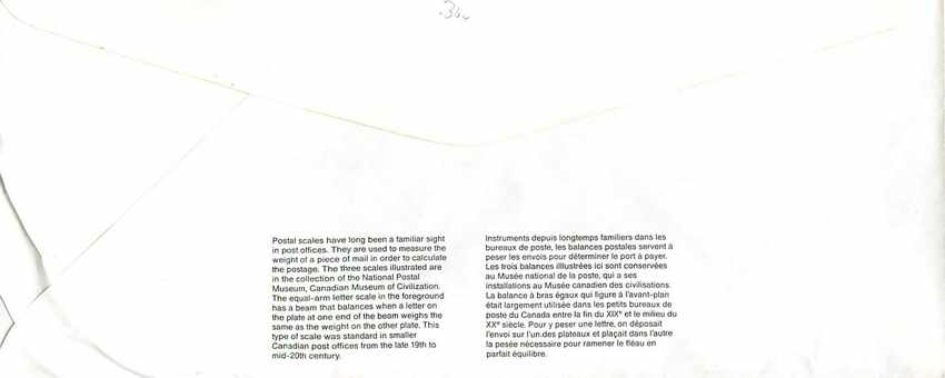 Entier Postal Postal Stationary Canada Balance Justice Montreal — Rückseite