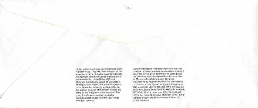 Entier Postal Postal Stationary Canada Balance Justice St Gregoire — Rückseite