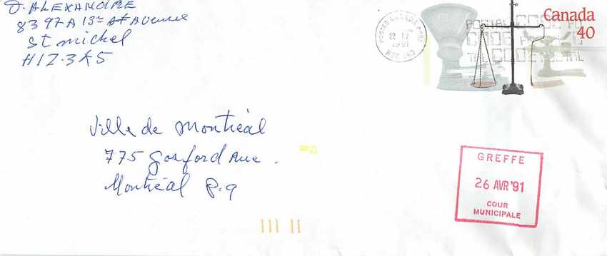 Balances postales — Musée canadien de la civilisation — Canada 40