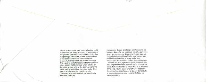 Entier Postal Postal Stationary Canada Balance Justice  — Rückseite