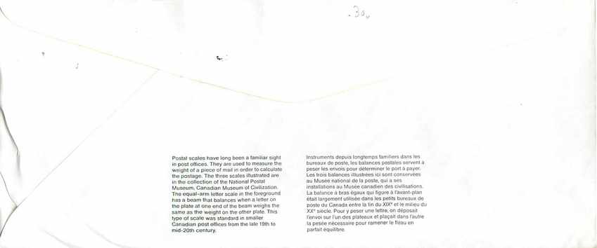 Entier Postal Postal Stationary Canada Balance Justice  — Rückseite