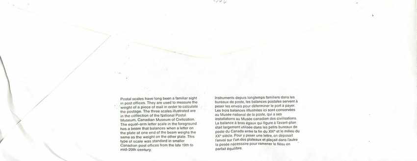 Entier Postal Postal Stationary Canada Balance Justice  — Rückseite