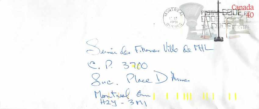 Entier Postal Postal Stationary Canada Balance Justice Montreal