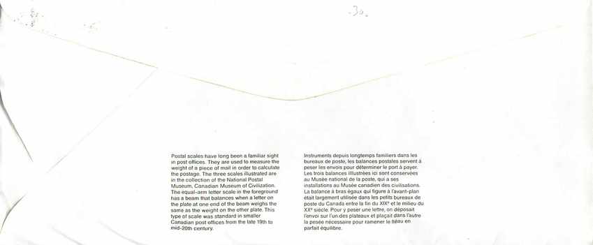 Entier Postal Postal Stationary Canada Balance Justice Montreal — Back