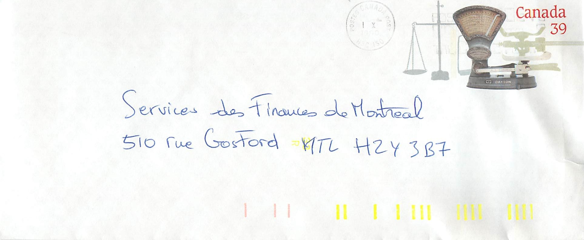 Balances postales — Musée national de la poste — Canada 39
