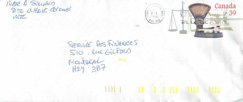 Entier Postal Postal Stationary Canada Balance Dayton