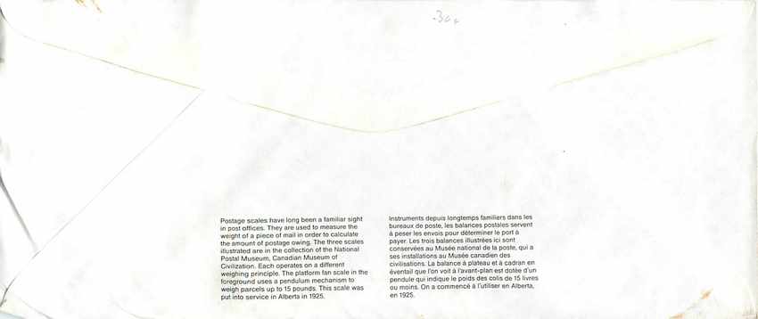 Entier Postal Postal Stationary Canada Balance Dayton — Rückseite