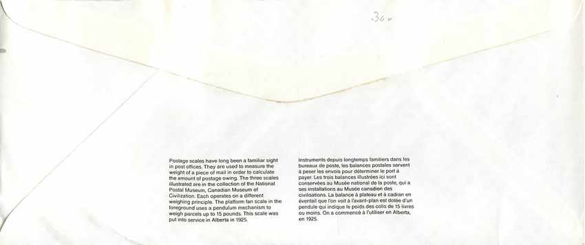 Entier Postal Postal Stationary Canada Balance Dayton — Rückseite