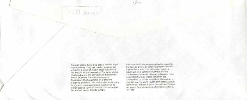 Entier Postal Postal Stationary Canada Balance Dayton   — Rückseite