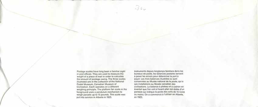 Entier Postal Postal Stationary Canada Balance Dayton   — Rückseite