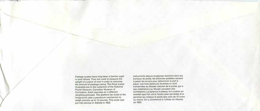 Entier Postal Postal Stationary Canada Balance Dayton   — Rückseite